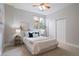 Comfortable bedroom with soft lighting, a neatly made bed, and a closet with sliding doors at 415 Butte Pkwy, Golden, CO 80403