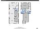 Detailed floorplan showcases the layout of the home's two floors including the kitchen and bedrooms at 2215 Meade St, Denver, CO 80211