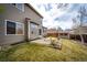 Spacious backyard featuring a well-maintained lawn, shed, and a concrete patio perfect for entertaining at 20305 E 41St Ave, Denver, CO 80249