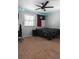 Nice bedroom with Texas flag and ceiling fan at 360 S 30Th Ave, Brighton, CO 80601