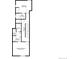 Floor plan showcasing the arrangement of rooms, including bedrooms and bathrooms at 3028 N Gilpin St, Denver, CO 80205