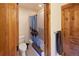 Bathroom with a shower-tub combo and a stylish shower curtain at 5195 Raintree Cir, Parker, CO 80134
