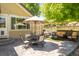 Inviting backyard patio with outdoor seating and charming details for relaxation at 16102 Grebe Pl, Parker, CO 80134