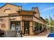 Honey Hill exterior showing sign, benches, and flower boxes outside at 2654 Forest St, Denver, CO 80207
