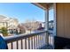 Private balcony overlooking the community at 11844 Oak Hill Way # A, Commerce City, CO 80640