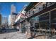 Commercial building facade with modern architectural details, large windows, and clear signage at 1563 N Lafayette St, Denver, CO 80218