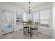 Charming breakfast nook with window seating and a small table at 458 Whitetail Cir, Lafayette, CO 80026