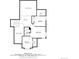 Lower level floor plan showing Gathering room and bedrooms at 458 Whitetail Cir, Lafayette, CO 80026