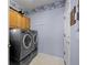 Functional laundry room with washer and dryer included at 458 Whitetail Cir, Lafayette, CO 80026