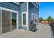 Inviting deck with a grill and an outdoor seating area, ideal for entertaining and enjoying outdoor dining at 12491 E 106Th Pl, Commerce City, CO 80022