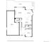 Detailed floor plan showcasing the layout of the home's first floor with kitchen and living spaces at 12491 E 106Th Pl, Commerce City, CO 80022