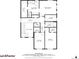 Detailed floorplan highlighting the bedroom layout, including ensuite primary bath and closet, and laundry room at 199 Simmental Loop, Castle Rock, CO 80104