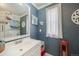 Bathroom vanity featuring modern fixtures, and a large mirror at 1500 W Thornton Pkwy # 163, Thornton, CO 80260