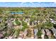 Breathtaking aerial view showcasing the neighborhood, nearby park, and cityscape at 1215 S Ogden St, Denver, CO 80210