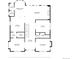 Floor plan showcasing the layout of the main level, including kitchen, living room, and dining area at 1215 S Ogden St, Denver, CO 80210