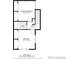 Upstairs floorplan showcasing the layout of bedrooms and bathrooms at 1778 S Lee St, Lakewood, CO 80232