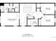 Detailed floor plan showcasing the layout of the 2nd floor, including bedrooms and bathrooms at 6396 Nelson Ct, Arvada, CO 80004