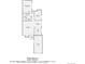 Floor plan showing a 830 sq ft home with 2 bedrooms and 1 bath at 11860 Harrison St, Thornton, CO 80233