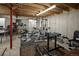 Finished basement space featuring a full home gym and work out area at 338 Mt Wilson St, Brighton, CO 80601