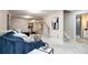 Finished basement featuring a living room area with comfortable seating and neutral paint at 7743 S Jersey Way, Centennial, CO 80112