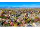 Property view showcasing home, neighborhood, and mountain views at 449 Meadow View Pkwy, Erie, CO 80516