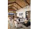 Spacious community living area offers plenty of seating and high-end finishes at 483 Agoseris Way, Castle Rock, CO 80104