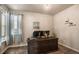 Home office with built-in shelving and large desk at 17395 Leisure Lake Dr, Monument, CO 80132