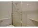 Clean bathroom with shower stall and toilet at 112 S Holman Way, Golden, CO 80401