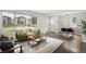 Inviting living room featuring hardwood floors, large windows, comfortable seating, and modern decor at 1035 S Garfield St, Denver, CO 80209