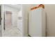 Spacious laundry room with a washer, dryer, sink and ample storage at 2360 Santa Fe Dr # B, Longmont, CO 80504