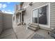 Private back patio offering an outdoor space for relaxation and entertaining, with convenient access at 4882 W 68Th Ave # 4, Westminster, CO 80030