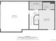 First floor plan featuring the garage, laundry, and bedroom layout at 4882 W 68Th Ave # 4, Westminster, CO 80030