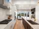 Modern kitchen with island and stainless steel appliances at 3897 Piney Grove St, Evergreen, CO 80439