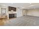 Finished basement features wet bar, carpet, and access to other rooms, ideal for entertaining guests at 11840 Elkhorn Dr, Franktown, CO 80116