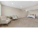 Spacious bedroom with neutral carpet, recessed lighting and ample natural light at 11840 Elkhorn Dr, Franktown, CO 80116