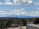 Scenic mountain views from the property at 11840 Elkhorn Dr, Franktown, CO 80116