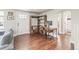 Cozy living room with a desk and view into the entry at 4120 S Lincoln S St, Englewood, CO 80113