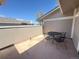 Outdoor patio featuring a seating area with metal table and chairs at 2986 W 119Th Ave, Westminster, CO 80234