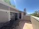 Outdoor patio space with a view of the surrounding trees and beautiful mountain views at 2986 W 119Th Ave, Westminster, CO 80234