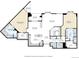 Detailed floor plan showcasing the layout, dimensions, and flow of the property at 8100 E Union Ave # 1502, Denver, CO 80237