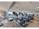 Community gym with modern cardio equipment, including treadmills and elliptical machines at 8100 E Union Ave # 1502, Denver, CO 80237
