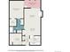 This is a floor plan showing the dimensions of the primary bedroom, living room, kitchen, and screened balcony at 800 N Pearl St # 1109, Denver, CO 80203