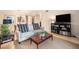Comfortable living room features a plush sofa, hardwood floors, and stylish decor at 800 N Pearl St # 1109, Denver, CO 80203