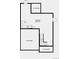 Basement floorplan featuring unfinished basement and unexcavated areas at 39743 Penn Rd, Elizabeth, CO 80107