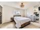 Cozy bedroom featuring a neutral color scheme, ample natural light, and closet at 3225 S Garrison St # 9, Lakewood, CO 80227