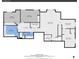 Lower level floor plan with 3 bedrooms, 2 baths at 14032 E Chenango Dr, Aurora, CO 80015
