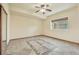 Spacious basement bedroom with tile floor and ceiling fan at 1585 Old Antlers, Monument, CO 80132