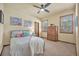 Cozy bedroom with a comfortable bed and plenty of natural light at 1585 Old Antlers, Monument, CO 80132