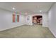 Spacious basement with ample lighting and carpet floors at 5350 S Quail Way, Littleton, CO 80127