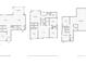 Detailed first floor plan showing layout of the living spaces, kitchen, and bathrooms at 800 Boulder Peak Ave, Erie, CO 80516